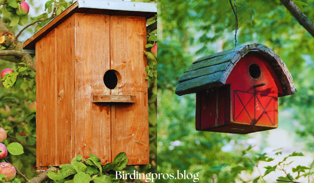Functional Wooden Birdhouses